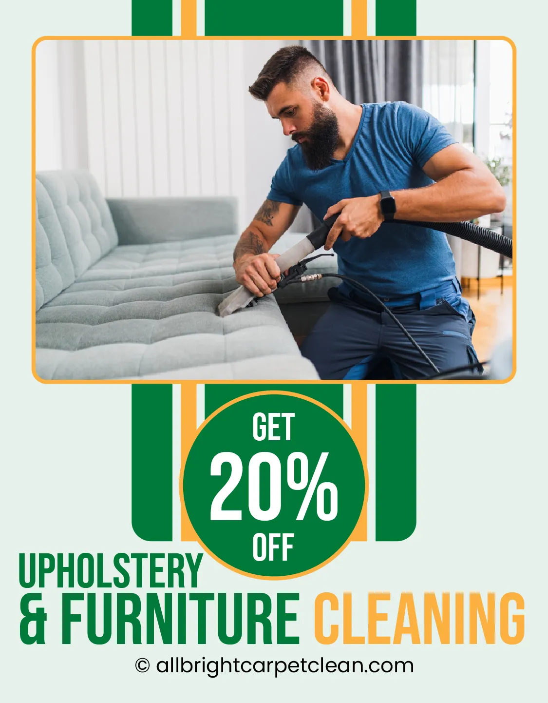 Get 20% Off on Upholstery & Furniture Cleaning Brooklyn